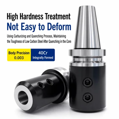 BT40 SLN Side-Locking Tool Holder Rigid End Mill Arbor Through-Coolant for Deep Slotting & Shoulder Milling