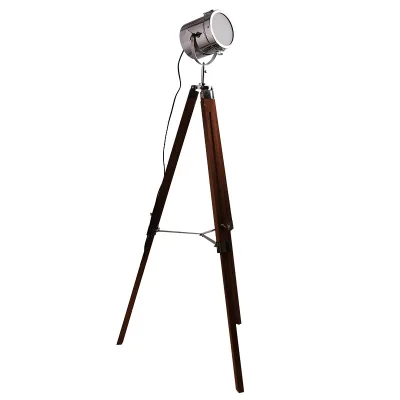 Hot Selling Vintage Industrial Retro Antique Floor Lamps Tripod Nautical Search Light Styled Lamp With Tripod Stand