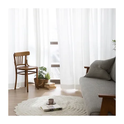 Factory Custom Super Soft 100% Polyester Microfiber 90g Strong Waterproof Sheer Curtain Fabric