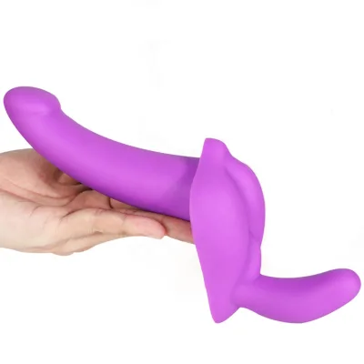 Double Pleasure Dildos Artificial Penis Lesbian Sex Toys Silicone Strap on Dildo with HarnessBig Anal Dildos Female Sex Toys