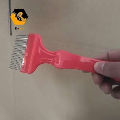 21-Pin Stainless Steel Honey Uncapping Fork | Beekeeping Tool for Wax Cappings Removal | Durable Beekeeping Equipment
