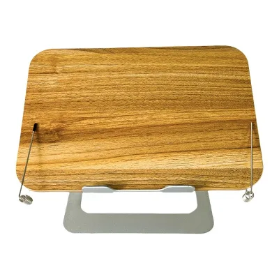 New Style Writing Stand Foldable Angle Adjustable Tablet Reading Book Stand Wooden Laptop Book Holder