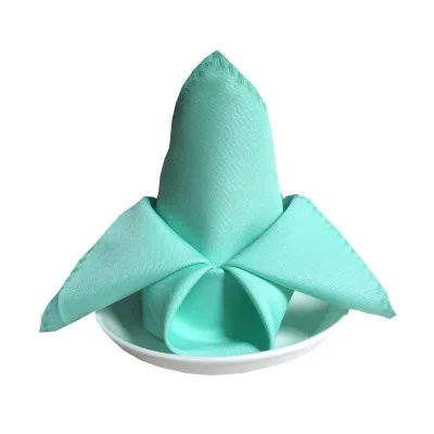 Green Series Cloth Dinner Table Napkins Wedding Table Decoration Fabric Napkin