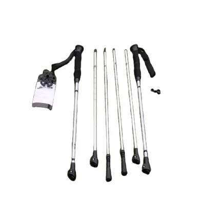 Hot Selling OEM Aluminum Retractable Trekking Pole Outdoor Hiking and Mountain-Climbing Walking Stick