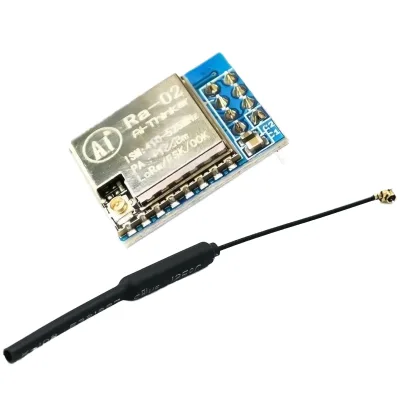 Original RA-02 LoRa Wireless Module SX1278 433MHz SPI Interface Antenna Long Range Transceiver 20dBm for IoT Smart Home