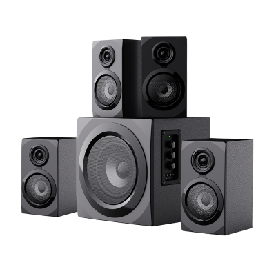High Performance Home Theater Audio Set with Powerful Subwoofer and Multi-Input Playback for Living Room Entertainment