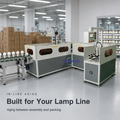 The Latest Dashuo Brand AC 220V 0.5KW LED Bulb Aging & Manual Assembly Machine
