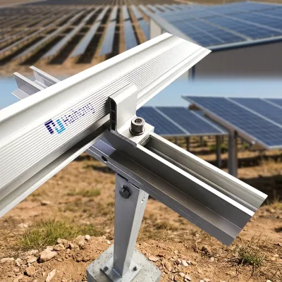 Heavy Duty Aluminum Alloy Solar Mounting Rail Kit Trapezoid End Mid Clamps Roof Rack System High Wind Resistant 60m/s
