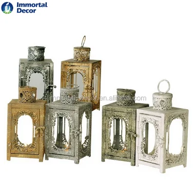 Antique Metal Candle Lanerns ML1092