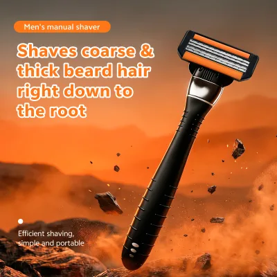 Men's 4-Layer Metal Manual Safety Razor