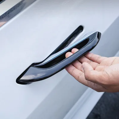 New 2025 Tesla Model Y Juniper ABS Car Door Handle Protective Cover Anti-Freezing Modification Handle Sticker Changze HC-01