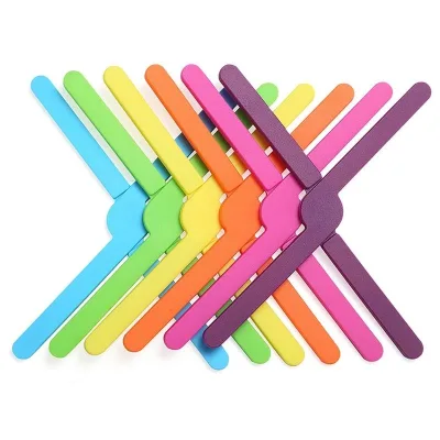 Multipurpose Heat Resistant Collapsible Hot Silicon Pot Pad Foldable Silicone Trivets