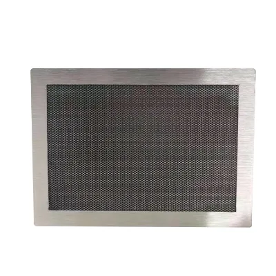 Customized Electroless Nickel Plating Cell 1.6mm Stainless Steel RFI Shielded Honeycomb Vent