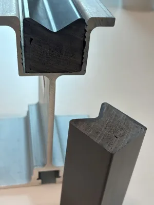 Industrial Aluminum H Beam Insert Foam Filler