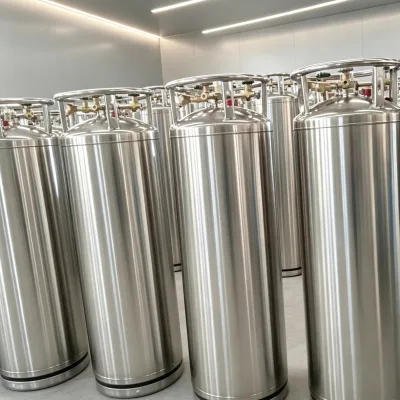 Internal Vaporization Cryogenic Liquid Transport Tank Horizontal 1.4Mpa LN2 Liquid Nitrogen Tank for Sale