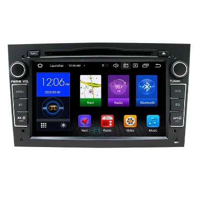 Piano Black Carplay DSP Car DVD Android 10 for Opel Astra Meriva Vectra Antara Zafira Corsa Vauxhall DVD Player