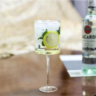 Parties & Weddings & Poolside & Toasting & Outdoors Customized 14oz Clear Disposable Plastic Wine Glasses with Stem