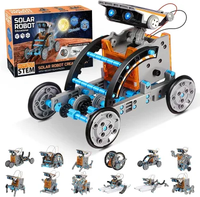 Kids Educational Toys 12 in 1 Solar Robot Kit STEM Toys Educational Building Science Experiments Set