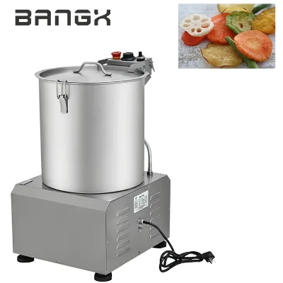 Stainless Steel Tabletop Commercial Automatic Electric High-speed CentrifugaDehydrator for Fruit Vegetable Leaf Dewatering