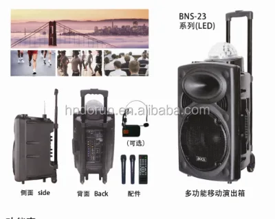 Cheap Rechargeable Portable Speaker with LED