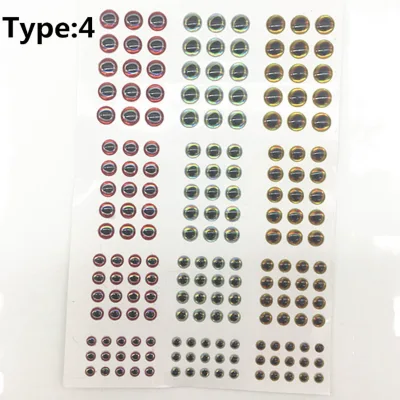 Hot New 3D Realistic Epoxy Resin Fishing Fisheye Mixed Colors (3mm-6mm) 183pcs/bag DIY Bait Accessories