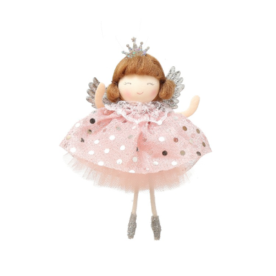 Hot Selling New Year 2023 Christmas Dolls Angel Pendant Ornaments Christmas Tree Decorations for Home Kids Natal Gift Craft