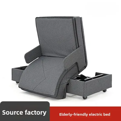 Source-factory Voice-customizable Smart Electric Lift Bed Featuring Five Motors Rotating Function Built-in Assistance Metal