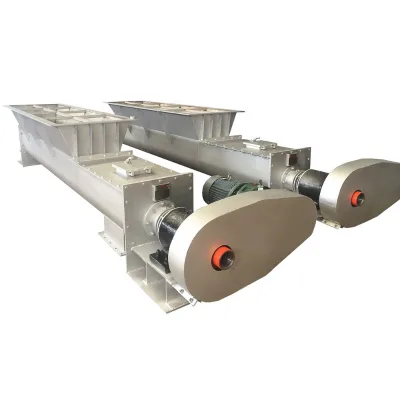 New Adjustable Speed Industrial Stainless Steel Motor Drive Screw Conveyor Wear Resistant Heat Resistant High Transmission