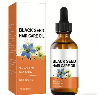 60ml Black Seed Hair Oil for Dryness Repair and Healthy Hair Growth
