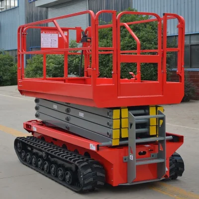 Small Crawler-type Lift That Can Move Independently and Has an Extendable Platform