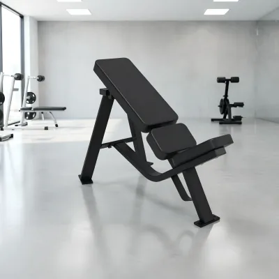 Gym Use Scott Bench Preacher Curl Weight Bench for Biceps Strength Training Commercial Fitness