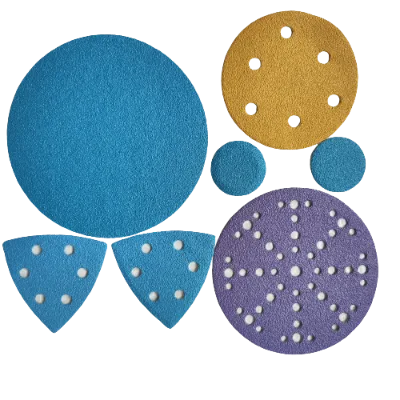 High Quality 4"- 7"Inch 100-180mm 40-2000 Grit Non-woven Sandpaper Disc Hook and Loop Sanding Disc for Wood Polishing