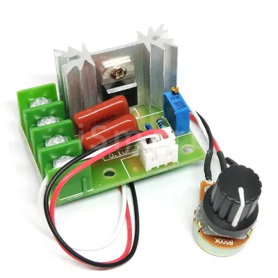 2000W AC 220V SCR voltage regulation External knob PWM motor speed controller