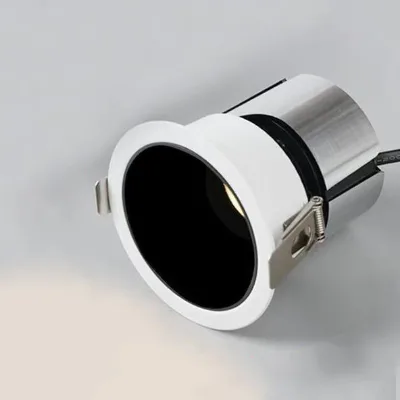 Indoor Home Commercial Hotel Store Aluminium Downlight Ceiling Light Silver High Heat Dissipation 220V Wall Washer Lights