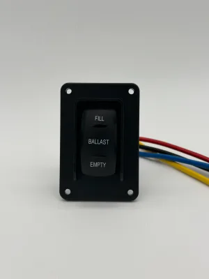 Reversible Polarity Switch DPDT 4P ON-OFF-ON 12V 20A , Control Switch for Boats and Yachts