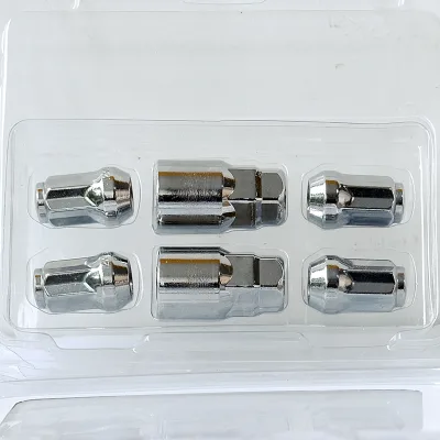 M14*1.5 Spline Steel Short-Handled Chrome Wheel Nuts New Condition Short-Handled Screw for Car Tires Wheel Parts