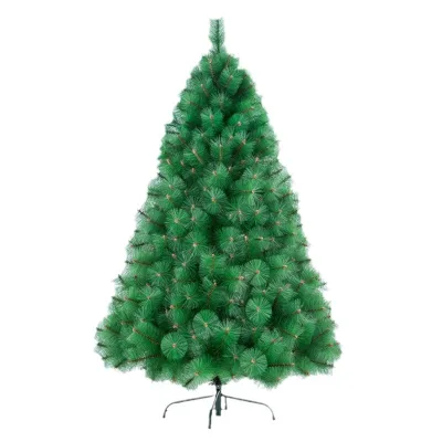 Wholesale PVC Pine Christmas Tree Large Green Artificial Eco-Friendly Fiber Optic Decoration