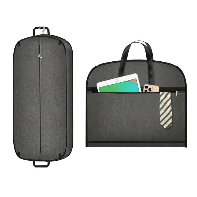 Travel Tear Resistance Polyester Hanging Suit Cover Garment Bag for Men
