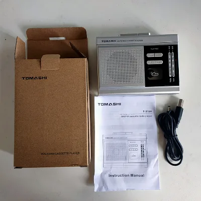 Hot Selling Walkman Cassette Radio Player with Compact Design Square-Shaped Appearance Customerzied Logo and Package Available