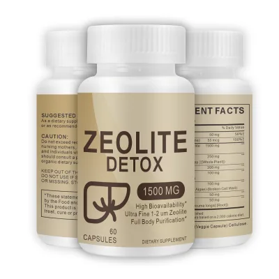 Vitahealthy OEM Private Label Zeolite Food Grade Charcoal and Zeolite Softgel Detox Cleanse Zeolite Capsules Dietary Supplement
