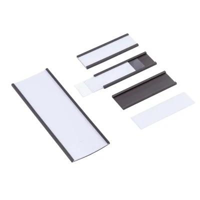 C-Channel Magnetic Data Card Holder Pack & Roll Magnetic Shelf Labels Precut Cardstock Lab