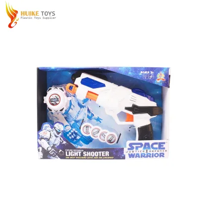 Boys Gun Sword Play Set Space Suit Toy weapon with Light and Music Set