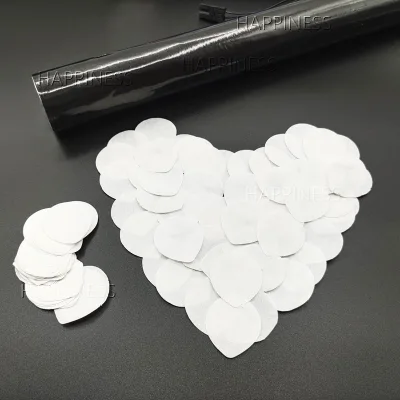 Happiness Factory 4cm White Confetti Paper Cutting for Confetti Cannon Machine Best Price Fireworks & Firecrackers