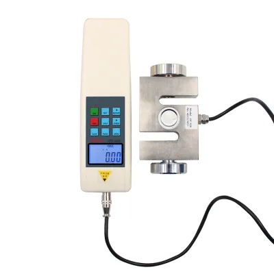 GOYOJO HF-50K 50KN 5000kg Economical Digital Push and Pull Force Gauge with 0.5% Precision and S-Type Load Cell
