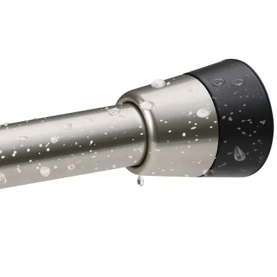 Heavy-Duty Stainless Steel Luxury Shower Rod Telescoping Adjustable Rust-Proof Spring Customizable Length Easy Installation No