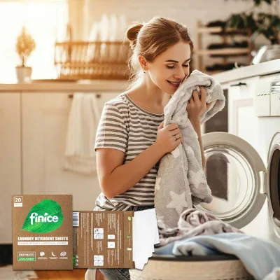 Super Condensed Smell Good Detergent Sheets Paper Laundry Tablets Laundry Paper Laundry Sheets
