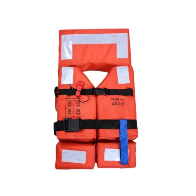 Professional Daiseanuo SOLAS Life Vest EPE Foam 150N Reflective 300D Polyester Oxford Life Jacket MED/EC Compliance Model