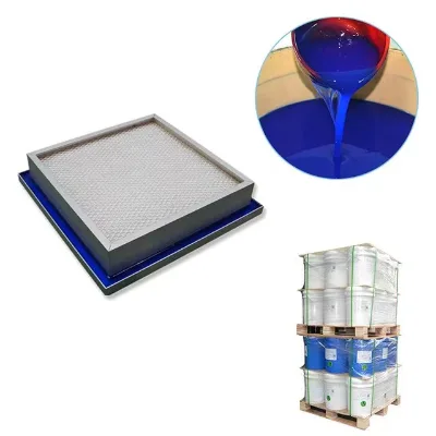 2025 Platinum Based Silicone Rubber air Filter Potting NBC CBRN Filters Filling