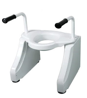 Electric Commode Lift Chair Powered Elevating Automatic Toilet Seat Lift for Disabled People