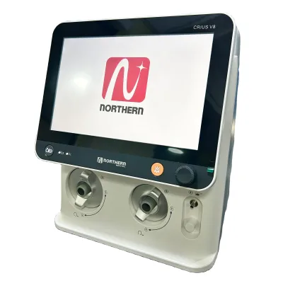 Crius V8 Ventilator High Flow Oxygen Therapy Breathing Machine Northern Meditec ICU O2 Ventilator